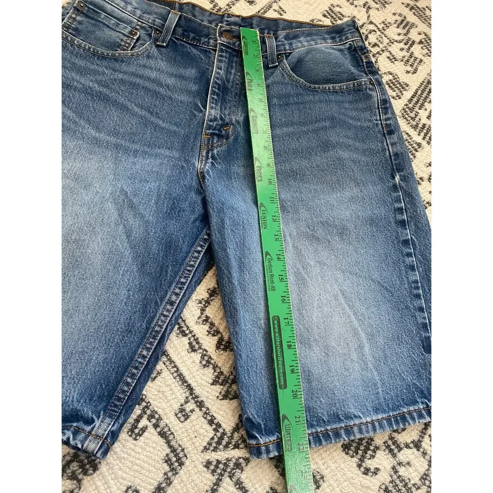 Levi’s 569 Loose Straight Denim Shorts Jorts Men’s W32 Medium Wash
